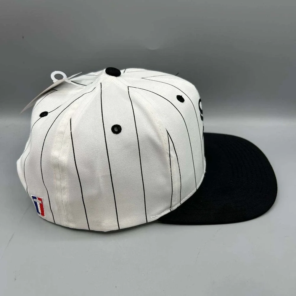 Vintage Chicago White Sox Hat Men Pinstripe Twins Enterprise Snap Back Cap New